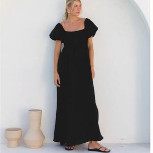 Solai French Riviera 100% Linen Dress